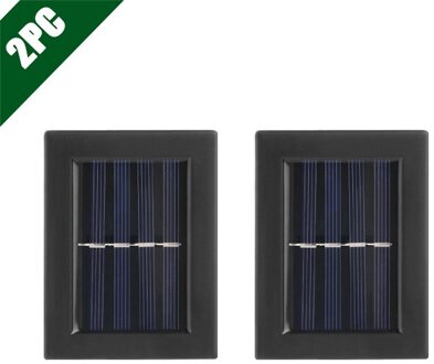 2 Stuks Solar Led Smd Wandlamp Outdoor Waterdicht Anti-Corrosie Moderne Scandinavische Stijl Veranda Tuin Binnenplaatsen Solar Decor lamp geel warm