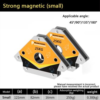 2 Stuks Sterke Magnetische Lassen Hoek Frame Ijzer Zuig Lassen Haakse 90 Graden Lassen Klepstandsteller Lassen Hulpgereedschap