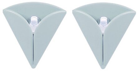 2 STUKS Thuis Handdoek Haak Zelfklevende Praktische Badkamer Sterke Belasting Capaciteit Opslag Hanger ABS Decoratieve Hotel Geen Boren Blauw