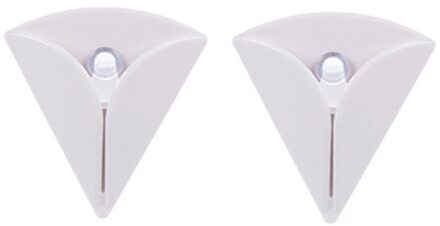 2 STUKS Thuis Handdoek Haak Zelfklevende Praktische Badkamer Sterke Belasting Capaciteit Opslag Hanger ABS Decoratieve Hotel Geen Boren wit