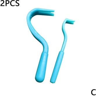 2 Stuks Tick Twister Haak Tool Tick Remover Hond Accessoires Met 2 Maten Menselijk Handleiding Debulking Flea Tool Honden Huisdier product