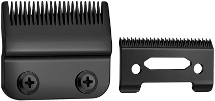 2 Stuks Tondeuse Blade Snijkop Vervanging Blade Voor Wahl Elektrische Tondeuse Scheerapparaat Trimmers Clipper Accessoires Kapper zwart