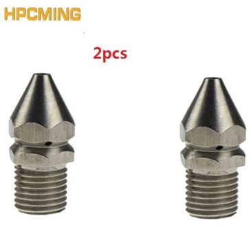 2 Stuks Top Gs Riool Nozzle 1/4 "Bsp 1 Vooruit 3 Terug Hogedrukreiniger (Cw122-2PCS)