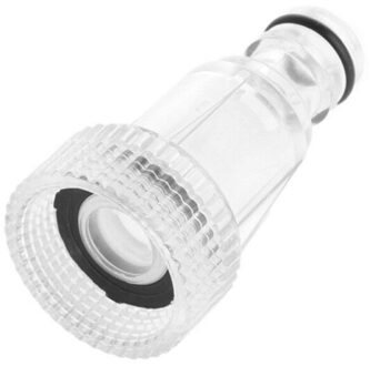 2 Stuks Transparante Plastic Auto Schoon Machine Water Filter Jungleflash Hoge Druk Aansluiting Voor Karcher K2-K7