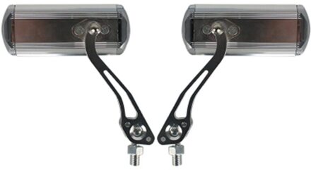 2 Stuks Universal Fietsen Achteruitkijkspiegel Mountainbike Stuur Achteruitkijkspiegel 360 Graden Rotatie Onbreekbaar 04