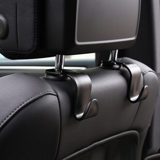 2 Stuks Universele Auto Suv Back Seat Hoofdsteun Hanger Haken Voor Boodschappen Tassen B99