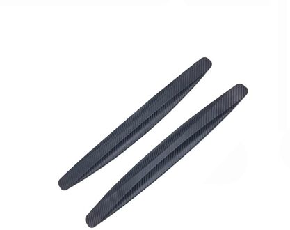 2 Stuks Universele Auto Voor Achter Bumper Protector Corner Guard Kras Strip Sticker Rubber Auto Bumper Bescherming Lijm Plaat