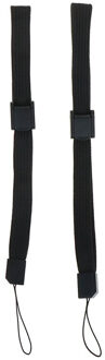 2 Stuks Universele Colth Wrist Hand Strap Geschikt Voor Nintendo Wii Controller zwart