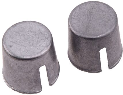 2 Stuks Universele Zilveren Auto Batterij Post Lood Shim Voor Gedragen Berichten