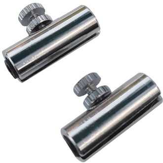 2 Stuks Verstelbare Cello Mute Cello Wolf Tone Eliminator Wolf Tone Mute Suppressor Buis Elimineren Wolf Tone Zilver Kleur