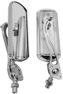 2 Stuks Verstelbare Fiets Achteruitkijkspiegel Fiets Stuur Achteruitkijkspiegel Flexibele Roterende Veilig Fietsen Achteruitkijkspiegels zilver