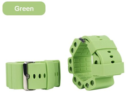 2 Stuks Verstelbare Gewicht Siliconen Armband Strap Wrist Dragende Armband Polsband Versterking Fitness Oefening Yoga 500g groen