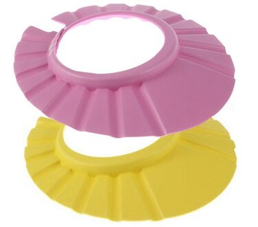 2 Stuks Verstelbare Zachte Baby Kids Kind Kinderen Shampoo Bad Douche Wash Hair Waterdicht Eye Shield Cap Hoed Shield Zon cap Bad Bat