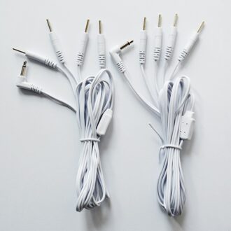 2 stuks Vervanging Jack DC Hoofd 3.5mm Elektrodestroomdraden Connector Kabels Fysiotherapie Machine of TIENTALLEN Eenheid
