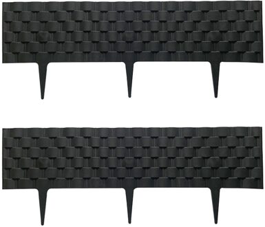 2 Stuks Verwijderbare Tuin Hek Rand Voor Bruiloft Decoratie Diy Plastic Gazon Rand Plant Grens Tuin Landschap Thuis Decoratie