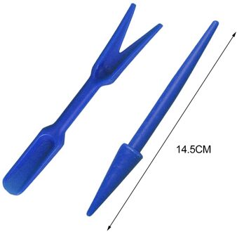 2 Stuks Vetplanten Transplanteren Zaailingen Planten Gereedschap Tuin Planter Kit blauw