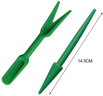 2 Stuks Vetplanten Transplanteren Zaailingen Planten Gereedschap Tuin Planter Kit groen