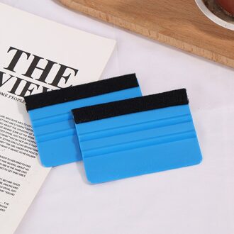 2 Stuks Vinyl Wrap Auto Film Installeren Zuigmond Carbon Fiber Wrapping Tool Auto Folie Window Tint Schraper Huishoudelijke Car Cleaning tool Blauw