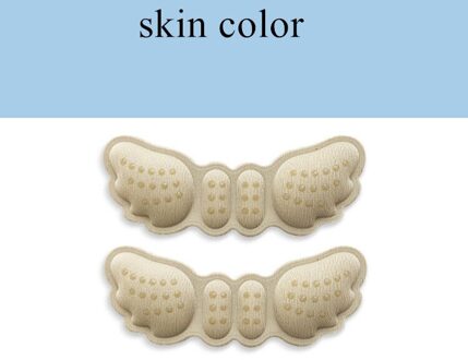 2 Stuks Vlinder Hak Inlegzolen Hakken Stickers Voor Hakken Lengte Schoen Hiel Pad Voetverzorging Anti Slijtage Hoogte Blijven hak Pads