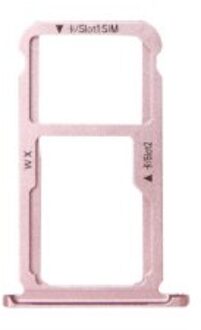 2/Stuks Voor Huawei Honor 6X Sim Card Slot Houder Adapter Vervangende Onderdelen roze