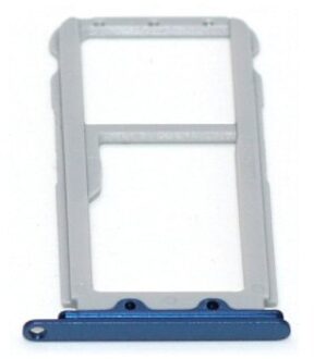 2/Stuks Voor Huawei Nova 2 Sim-kaart Lade Houder Slot Adapter Reparatie Onderdelen Vervanging blauw