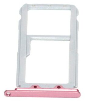 2/Stuks Voor Huawei Nova 2 Sim-kaart Lade Houder Slot Adapter Reparatie Onderdelen Vervanging roos goud
