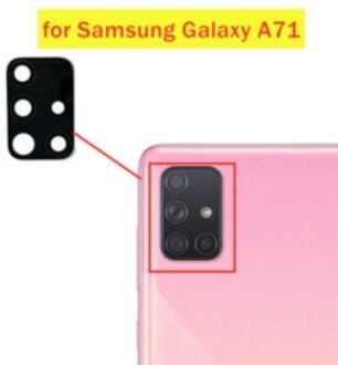 2 Stuks Voor Samsung Galaxy A71 Terug Camera Glazen Lens Belangrijkste Rear Camera Lens Met Lijm Voor Galaxy A71 Reparatie onderdelen