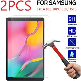 2 Stuks Voor Samsung Galaxy Tab Een 10.1 T510 T515 Gehard Glas Tablet Screen Protector Voor Samsung Tab Een 10.1 Film Schoon Cover