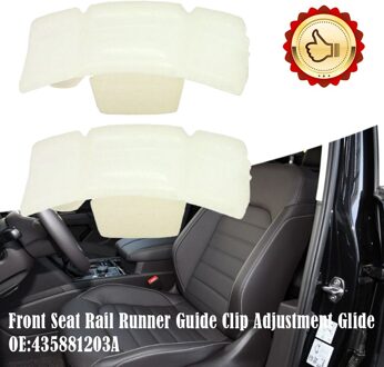2 Stuks Voor Seat Rail Runner Gids Clip Aanpassing Glide Gloednieuwe Seat Rail Runner Clip Slider Gids Stuk 435881203A