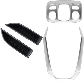 2 Stuks Voorste Rij Deur Side Opbergdoos & 2 Pcs Leeslamp Frame Trim Cover