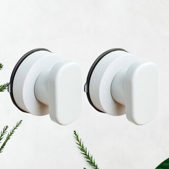 2 Stuks Wandmontage Badkamer Bad Leuning Veiligheid Grab Bar Voor Oude Mensen Badkamer Handvat Armsteun (Wit)