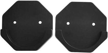 2 Stuks Wandmontage Duurzaam Beugel Abs End Ondersteuning Closet Pole Socket Anti Slip Praktische Zware Douchegordijn Staaf hanger