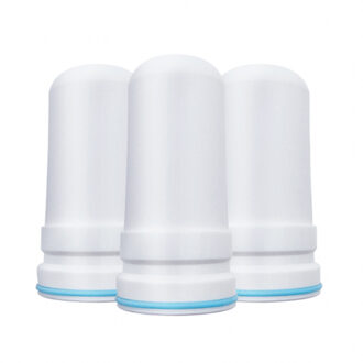 2 Stuks Water Filter Cartridges Voor Kubichai Keukenkraan Gemonteerd Tap Waterzuiveraar Activated Carbon Tap Water Filter wit