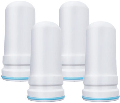 2 Stuks Water Filter Cartridges Voor Kubichai Keukenkraan Gemonteerd Tap Waterzuiveraar Activated Carbon Tap Water Filter zwart