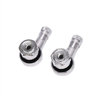 2 Stuks Wielen Banden Onderdelen 1Cm 1.13Cm Cnc Motorfiets Ventiel 90 Graden Hoek Wiel Tubeless Valve stengels Aluminium SV