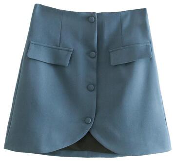 2 Stuks Za Vrouwen Lente Solid Rokken Blazer Jas Set Voor Business Lange Mouwen Office Lady Party Kostuums Vrouwelijke uitloper TOP-9279 / S