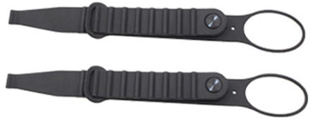 2 Stuks Zachte Demonteren Grip Woonkamer Thuis Vr Bandjes Anti Vallen Draagbare Universele Handvat Bevestiging Riem Siliconen Voor Oculus quest zwart