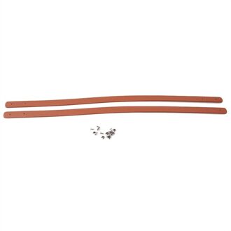 2 Stuks Zak Riem Afneembare Pu Lederen Handvat Lady Schoudertas Diy Vervanging Accessoires Handtas Band Handvat Strap Band geel