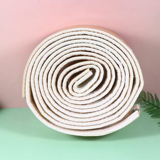 2 Stuks Zelfklevende Muur Papier 3D Muursticker Taille Lijn Muurstickers Grens Sticker Voor Thuis Slaapkamer woonkamer (Koper) wit