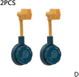 2 Stuks Zuignap Douche Houder Verstelbare Douchekop Universele Punch-Gratis Badkamer Houder Base Stand 360 ° Rotatio nozzle Br Y8M6