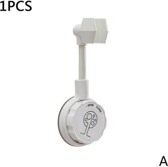 2 Stuks Zuignap Douche Houder Verstelbare Douchekop Universele Punch-Gratis Badkamer Houder Base Stand 360 ° Rotatio nozzle Br Y8M6