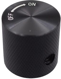 2 stuks Zwart Aluminium 18*18mm Roterende Dekselkleur Gat Diameter 8mm Voor ON-OFF Aanpassing controle