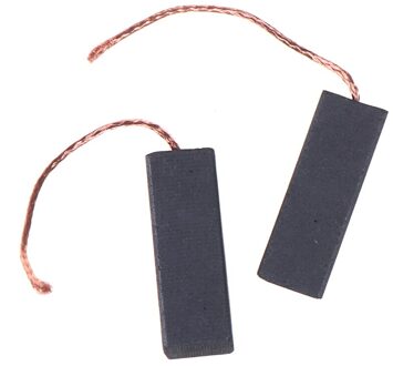 2 Stuks Zwart Koolborstel Motor Met 70Mm Lengte Lead Voor Wasmachine 5*13.5*40Mm