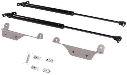 2 stuks Zwart Motor Cover Hydraulische Ondersteuning Staaf Kolom Gas Lente Schokdemper voor Jeep Wrangler Jl +