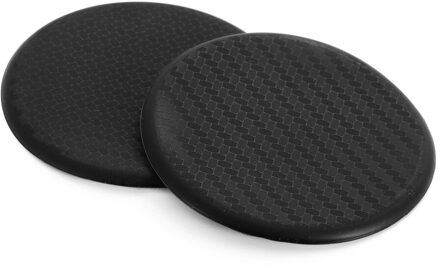 2 stuks Zwarte Auto Auto Water Cup Slot Antislip Carbon Fiber Mat Accessoires auto interieur accessoires