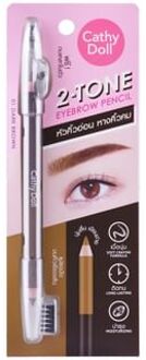 2-Tone Eyebrow Pencil 01 Dark Brown