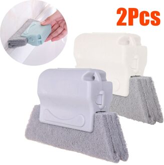 2 Venster Reinigingsborstel Venster Groef Schoonmaakdoekje Windows Slot Cleaner Brush Voor Glazen Deur Vloer Kloof Huishoudelijke Schoonmaken Tool