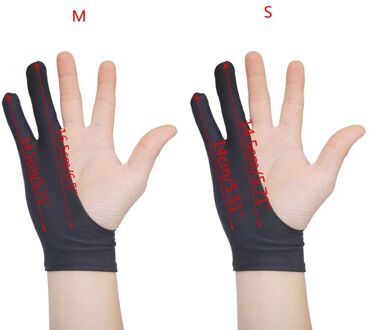 2 Vingers Tekening Handschoen Anti-Fouling Kunstenaar Gunst Elke Graphics Schilderij Schrijven Digitale Ablet Voor Rechter-en Linkerhand M