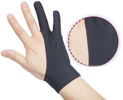 2 Vingers Tekening Handschoen Anti-Fouling Kunstenaar Gunst Elke Graphics Schilderij Schrijven Digitale Ablet Voor Rechter-en Linkerhand r2JF M