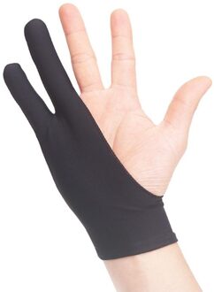 2 Vingers Tekening Handschoen Anti-Fouling Kunstenaar Gunst Elke Graphics Schilderij Schrijven Digitale Ablet Voor Rechter-en Linkerhand